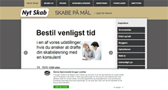 Desktop Screenshot of nytskab.dk